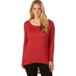 SPLASH Women's Inset Lace Comfort Fashion Top